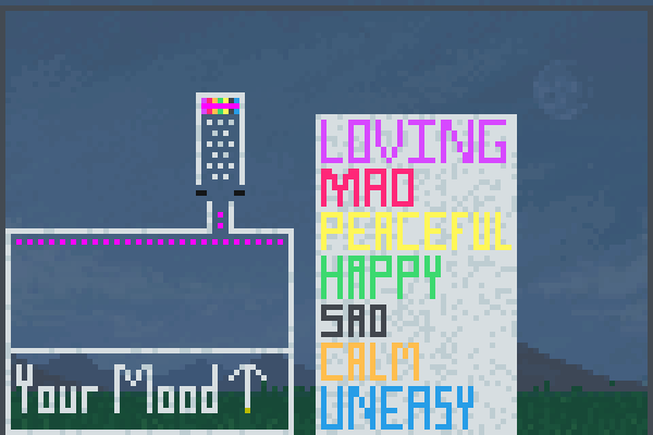 Tell of mood Pixel Art