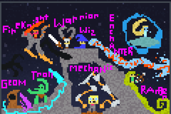 Meet The Heroes Pixel Art