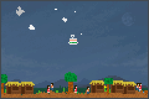 UFO Apocalypse Pixel Art