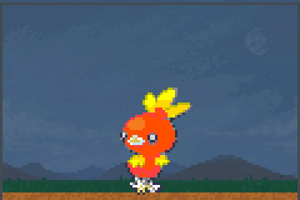 Torchic Pixel Art