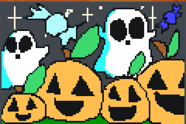 halloween party Pixel Art