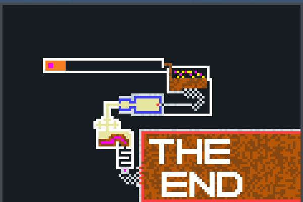 rube goldberg Pixel Art