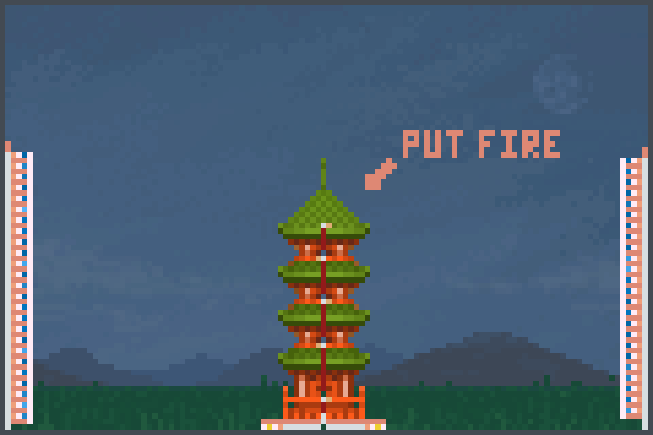 No fire 4.0 Pixel Art