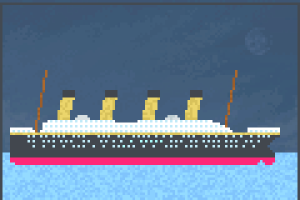 TITANIC par Max Pixel Art