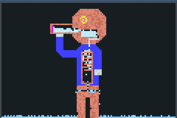 drinking slushi Pixel Art