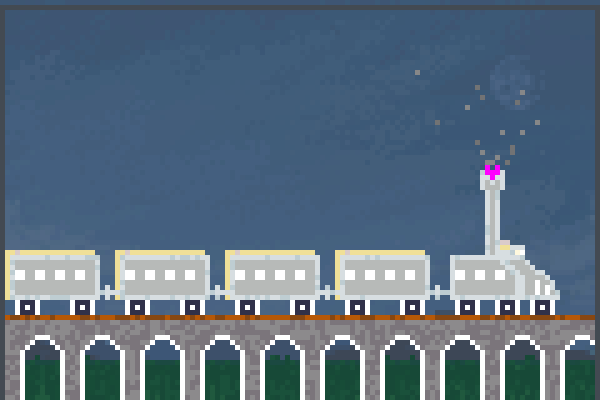 railroads Pixel Art