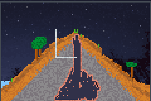 conner volcano Pixel Art