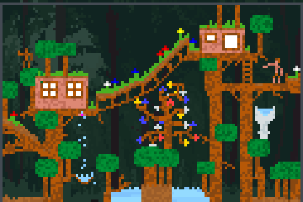 The tree houzez Pixel Art