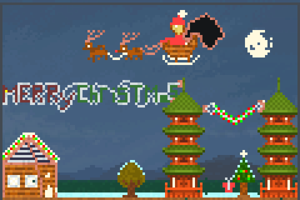 M3rry Chr1stmas Pixel Art