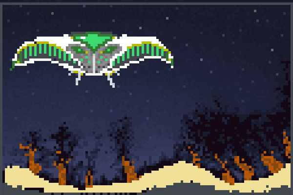 Alien Ship! Pixel Art