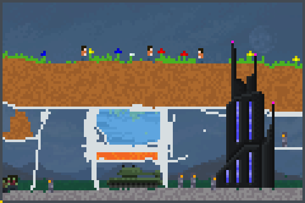 a base a big fn Pixel Art