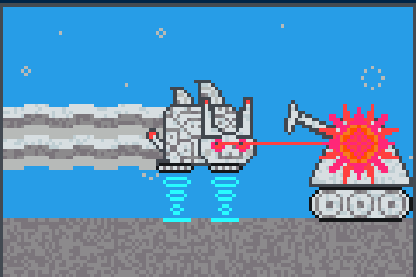 Nyan robot Pixel Art