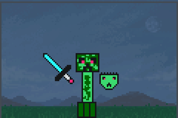 CREEPER KNIGHT! Pixel Art