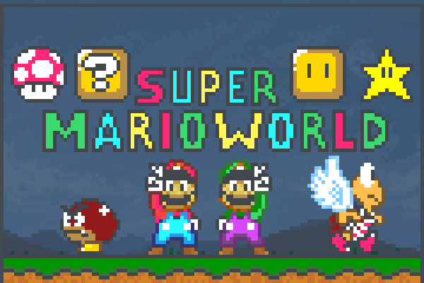 SuperMarioWorld Pixel Art