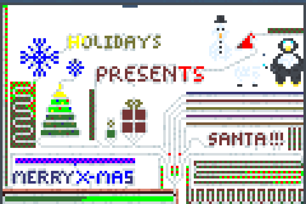  christmas land Pixel Art