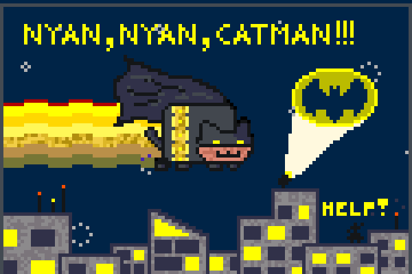 CATMAN!!! Pixel Art