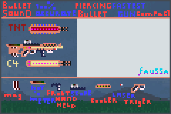 []The Bullpup Pixel Art