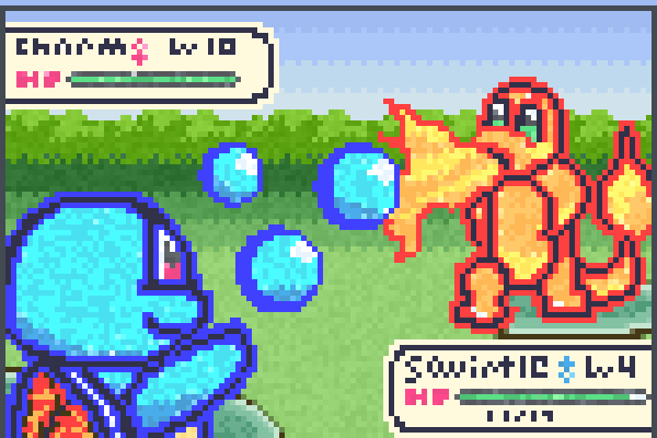 battle on! go! Pixel Art