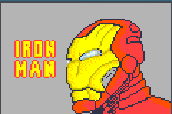 ironman Pixel Art