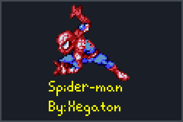 Spiderman. Pixel Art