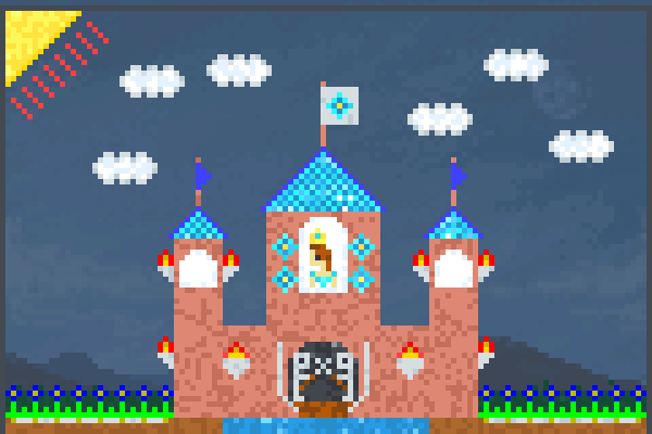 Great castle Pixel Art