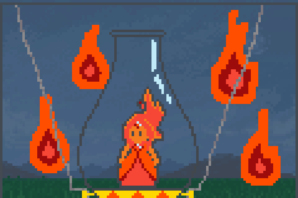 Flame.Princess. Pixel Art