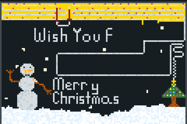 Berry Christmas Pixel Art