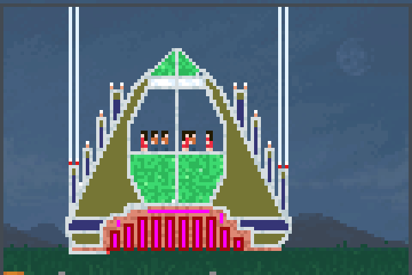 spacecraft mk1 Pixel Art