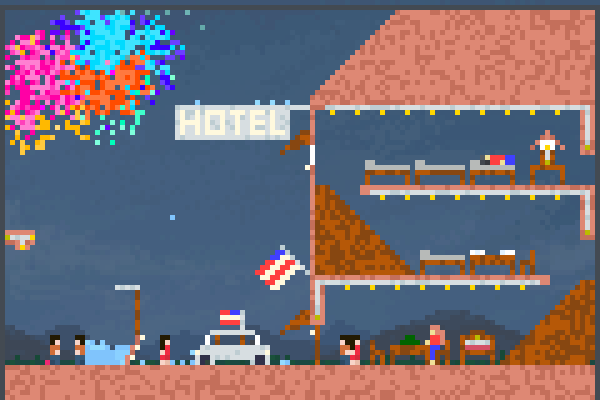 BENJIEs HOTEL Pixel Art