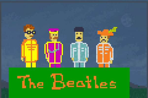 The Beatles Pixel Art