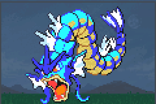 gyarados Pixel Art