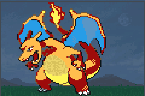 Pokemon art4 Pixel Art