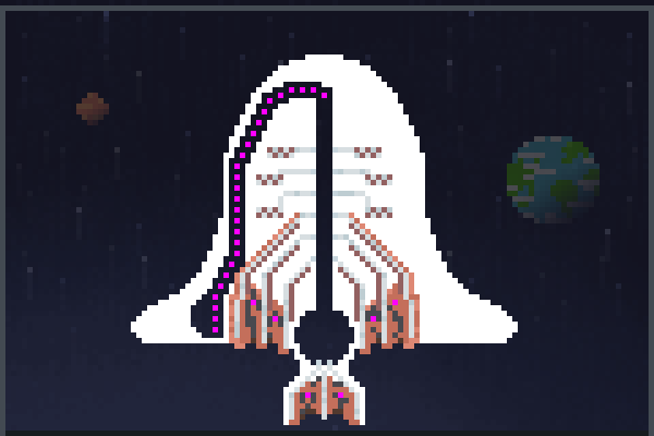 Spaceship!!! Pixel Art