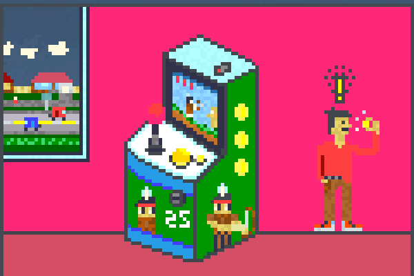 the arcade shop Pixel Art