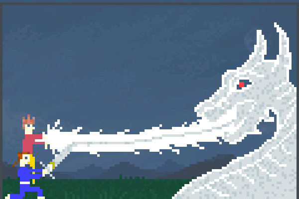 Dragon Slayer 3 Pixel Art