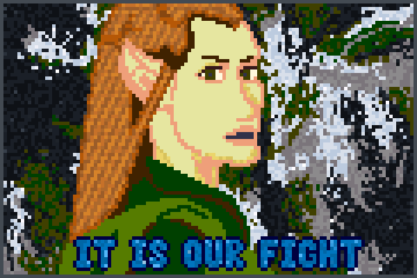 Tauriel Pixel Art