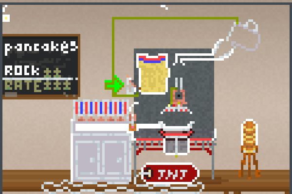 Pancake cooker2 Pixel Art