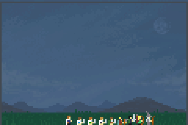 LOTR fellowship Pixel Art