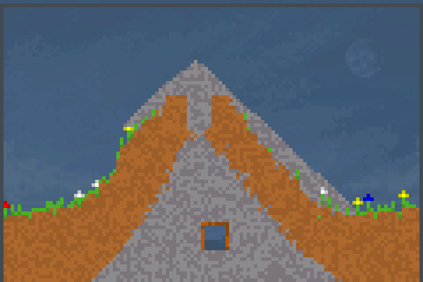 volcano storm 1 Pixel Art