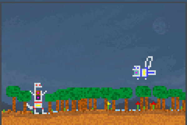 Dragon War Pixel Art