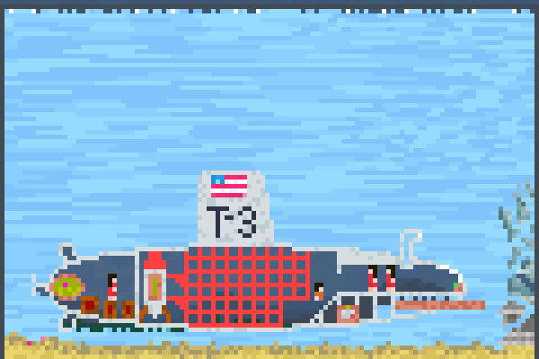 w.w.3 u.s sub Pixel Art