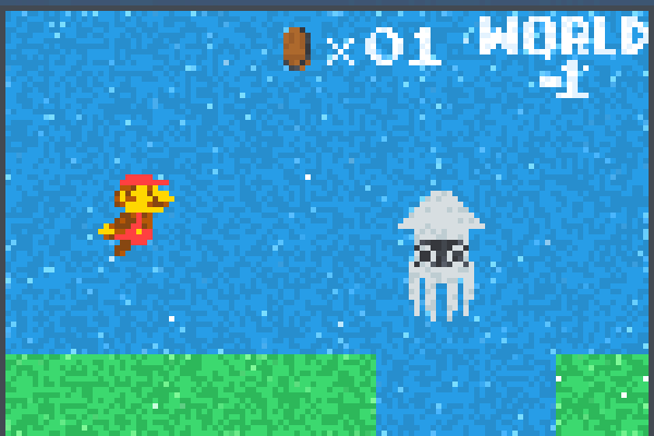 World Minus 1 Pixel Art