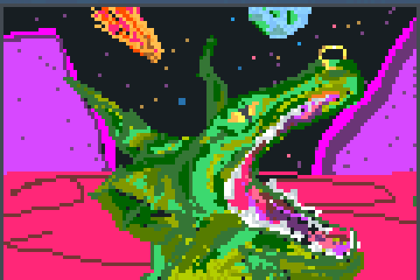 mutant Space Pixel Art