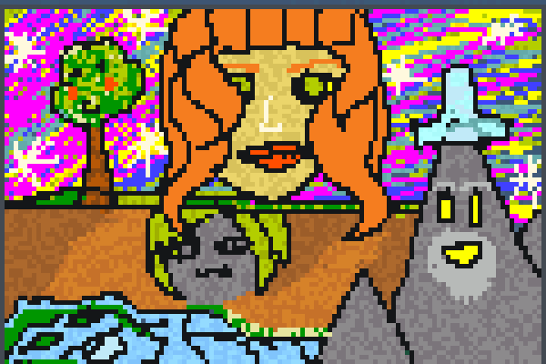 its a random Pixel Art