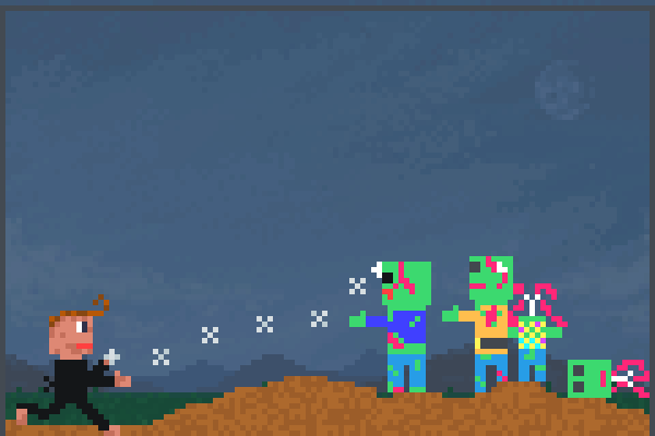 zombiezz attack Pixel Art