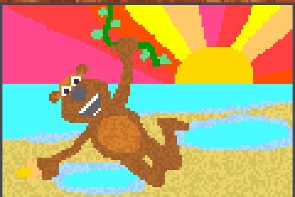 MONKEY MANIA!! Pixel Art