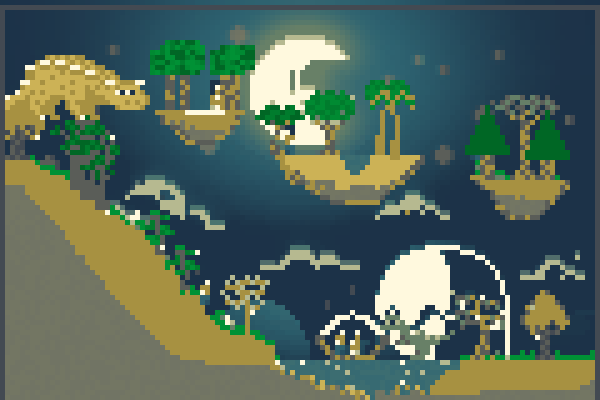 False Paradise Pixel Art