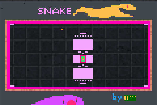 Snake vrs Slime Pixel Art