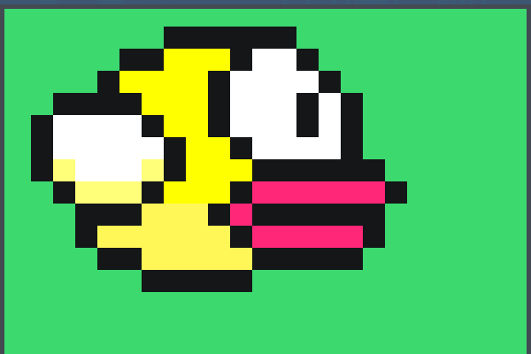 <(Flappybird)>  Pixel Art