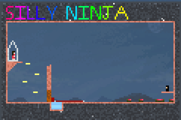 Silly Ninja L,1 Pixel Art